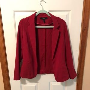 Red Fitted Blazer